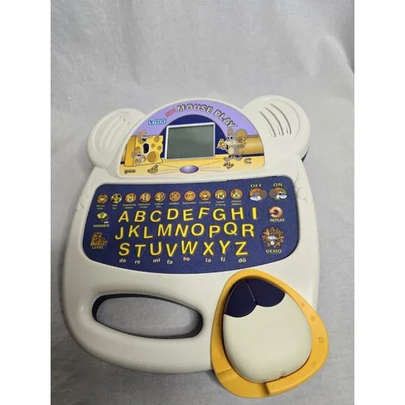 VTECH LITTLE SMART MOUSE PLAY LAPTOP VINTAGE TESTED- WORKS! - Picture 9 of 10